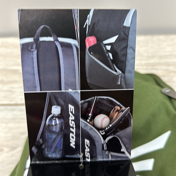 NWT Easton Game Ready Youth Green Camo Baseball Equipment Backpack Bag - Picture 10 of 11